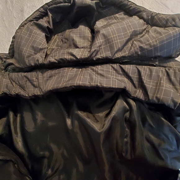 RFT RAINFOREST Women's Hoodie Puffer Jacket Black Plaid Size Extra Large - Picture 4 of 11